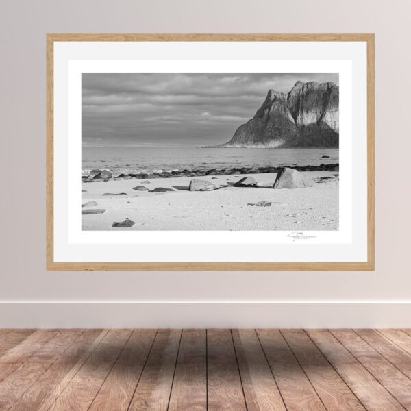 Fine Art Prints. Uttakleiv beatch Lofoten II Visit the gallery to the Norwegian photographer Eva Virkesdal Eidsheim.
