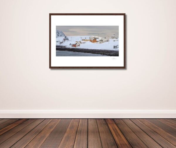 Arctic winter Sarnesfjorden I