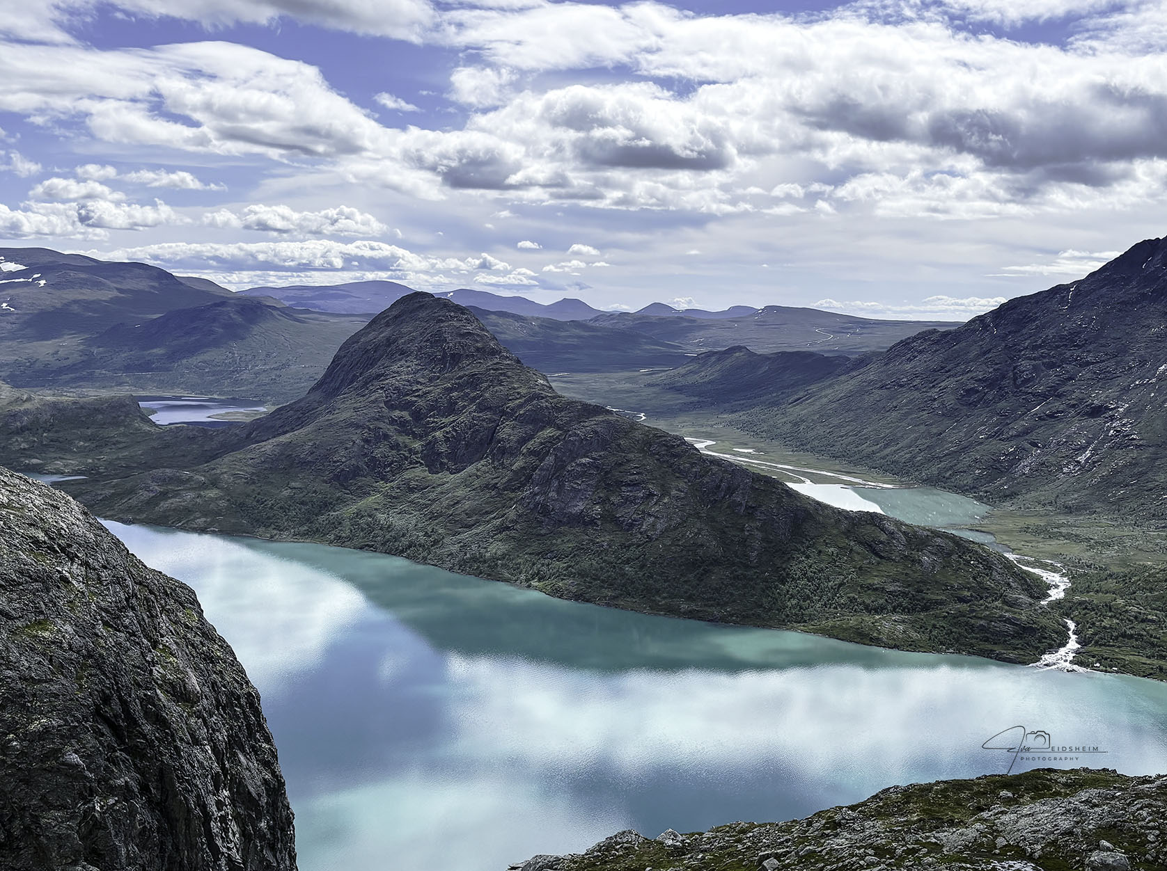 Fine Art Print - View Besseggen I . Visit the gallery to the norwegian photographer Eva Virkesdal Eidsheim.