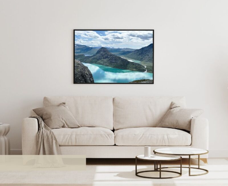 Fine Art Print - View Besseggen i . Visit the gallery to the