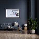Fine Art Prints. Arctic winter Sarnesfjord II. Visit the gallery to the Norwegian photographer Eva Virkesdal Eidsheim.