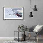 Fine Art Prints. Arctic winter Sarnesfjord II. Visit the gallery to the Norwegian photographer Eva Virkesdal Eidsheim.