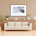 Fine Art Prints. Arctic winter Sarnesfjord II. Visit the gallery to the Norwegian photographer Eva Virkesdal Eidsheim.