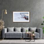 Fine Art Prints. Arctic winter Sarnesfjord II. Visit the gallery to the Norwegian photographer Eva Virkesdal Eidsheim.