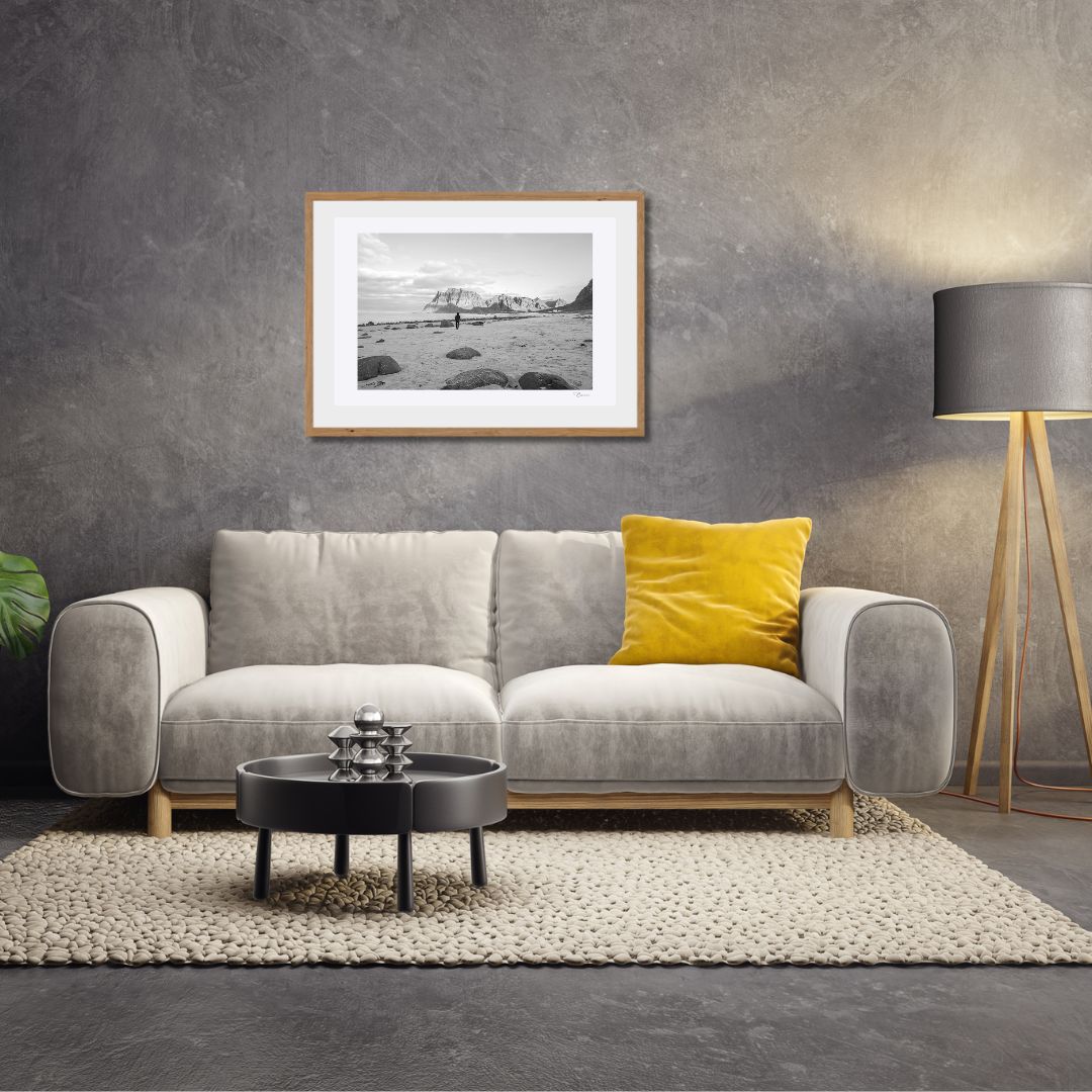 Fine Art Prints. Uttakleiv Beach I. Visit the gallery to the Norwegian photographer Eva Virkesdal Eidsheim.