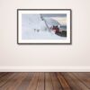 Fine Art Prints. Arctic winter Sarnesfjord II. Visit the gallery to the Norwegian photographer Eva Virkesdal Eidsheim.