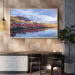 Fine Art Print - Fishing village Tind Lofoten I . Visit the gallery to the norwegian photographer Eva Virkesdal Eidsheim.