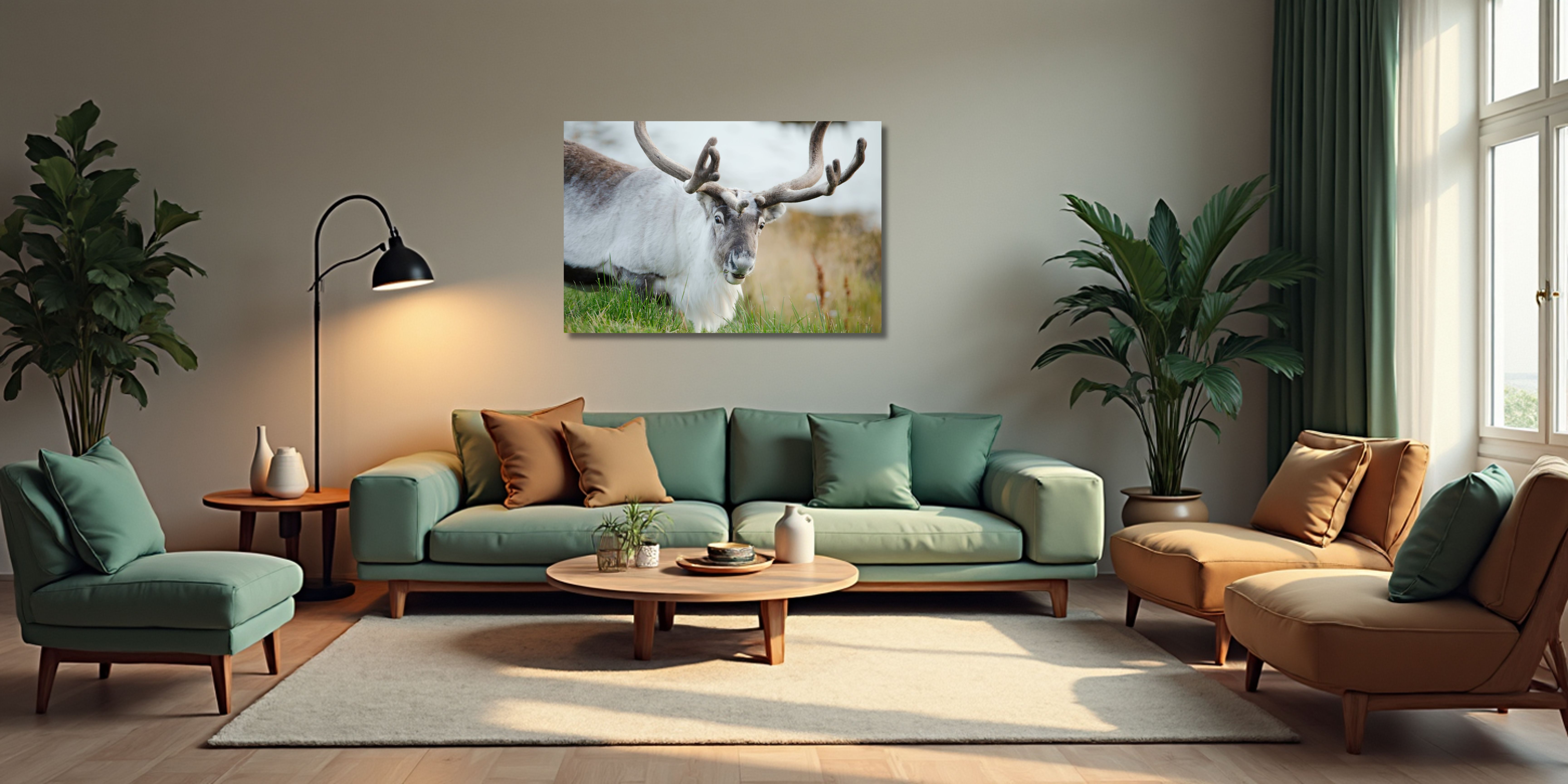 Fine Art Prints. Reindeer Seiland National Park III. Visit the gallery of the Norwegian photographer Eva Virkesdal Eidsheim.