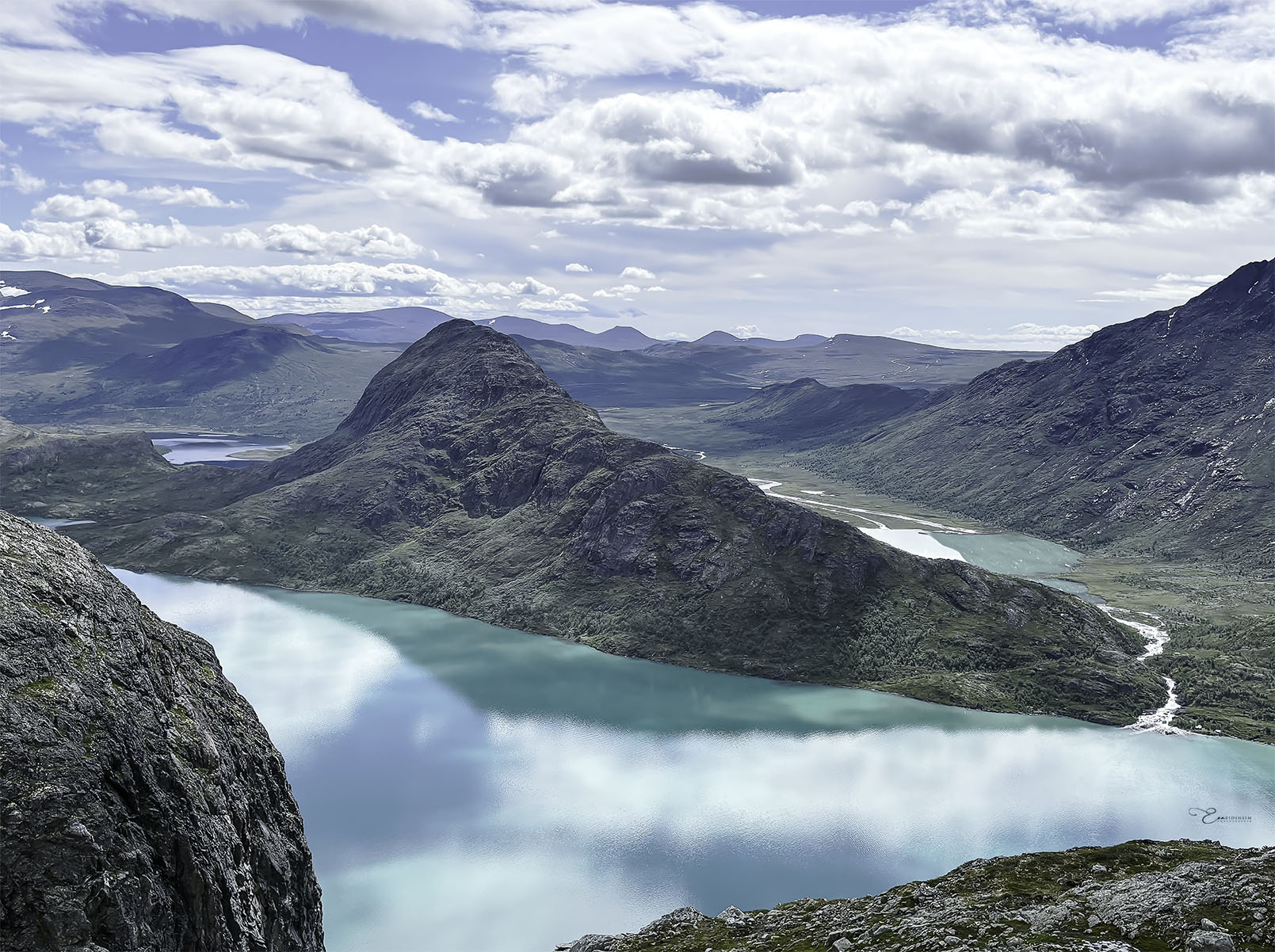 Fine Art Print - View Besseggen I . Visit the gallery to the norwegian photographer Eva Virkesdal Eidsheim.