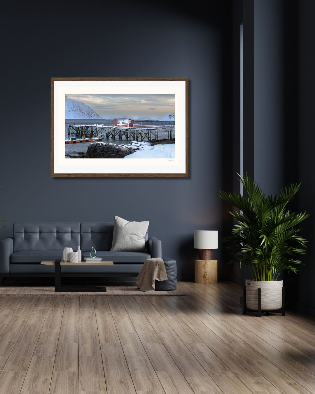 Fine Art Prints. Arctic winter Sarnesfjorden III. Visit the gallery of the Norwegian photographer Eva Virkesdal Eidsheim.