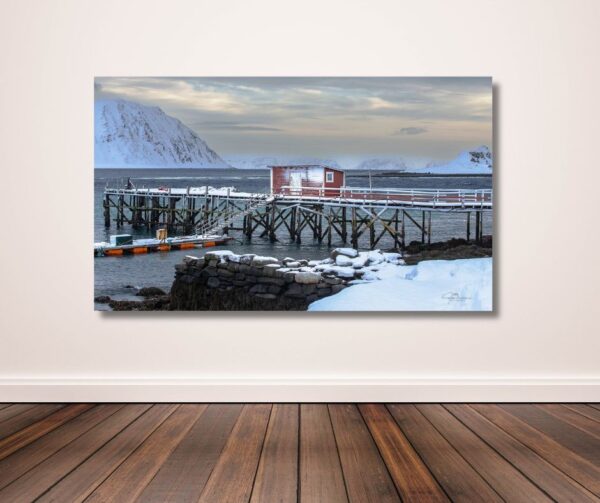 Fine Art Prints - Arctic winter Sarnesfjorden I. All photographs are available in a limited edition of only 250 prints. Visit the gallery to the Norwegian photographer Eva Virkesdal Eidsheim.
