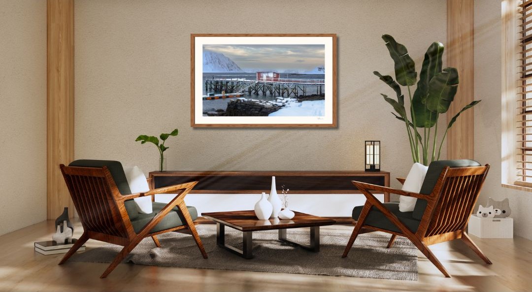 Fine Art Prints. Arctic winter Sarnesfjorden III. Visit the gallery of the Norwegian photographer Eva Virkesdal Eidsheim.