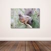 Fine Art Prints. Squirrel with nut II. Visit the gallery to the Norwegian photographer Eva Virkesdal Eidsheim.