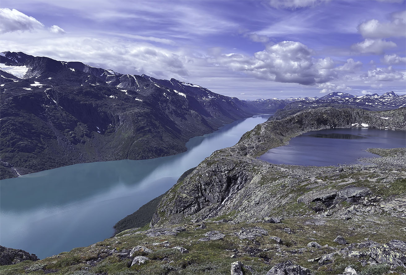 Fine Art Print - View Besseggen II . Visit the gallery to the norwegian photographer Eva Virkesdal Eidsheim.