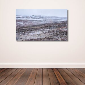 Fine Art Print - Skaidi`s frosted landscape II. Visit the gallery to the Norwegian photographer Eva Virkesdal Eidsheim.