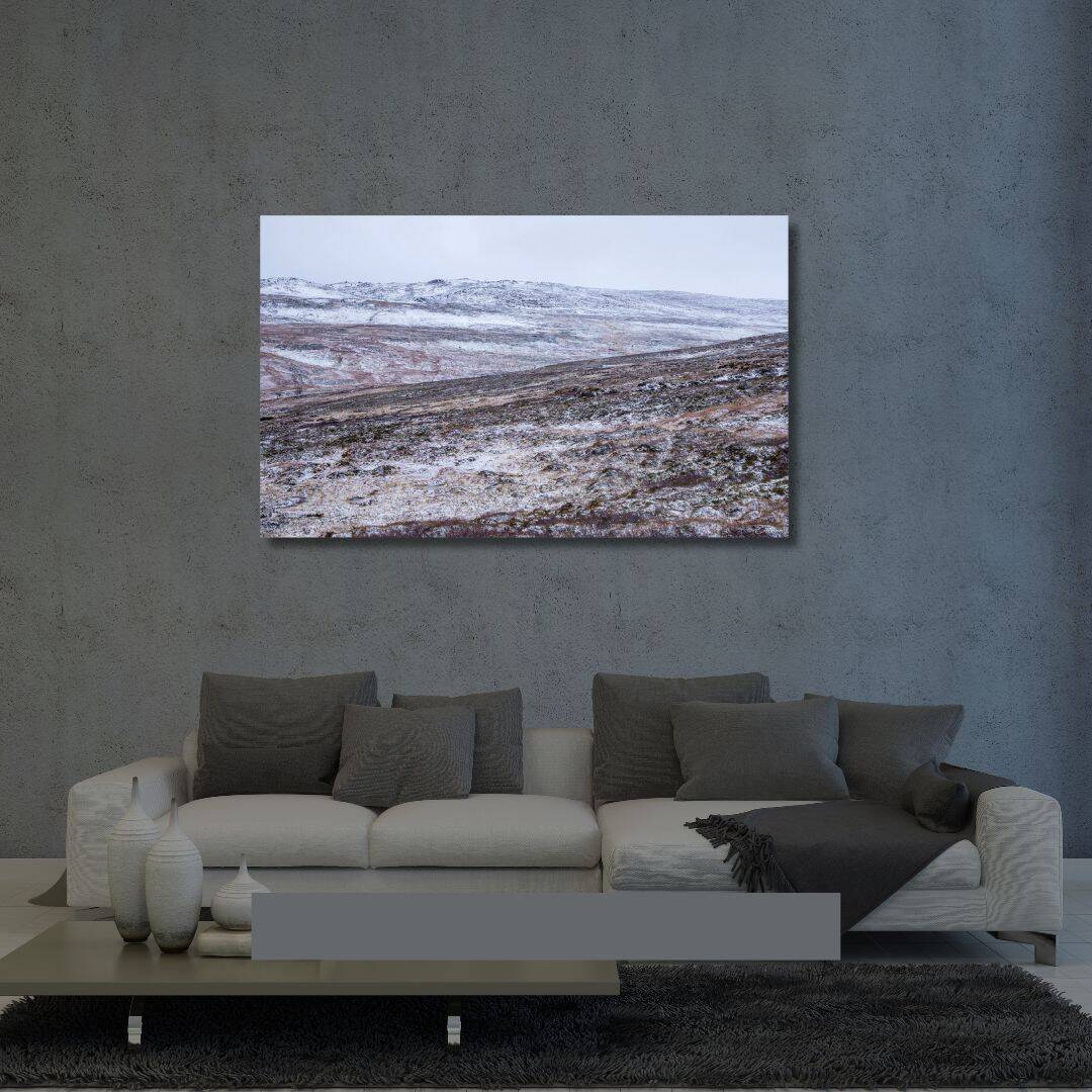 Fine Art Print - Skaidi`s frosted landscape II. Visit the gallery to the Norwegian photographer Eva Virkesdal Eidsheim.
