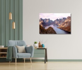 Fine Art Prints. View Reinebringen I. Visit the gallery to the Norwegian photographer Eva Virkesdal Eidsheim.