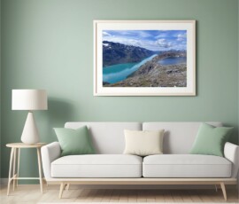 Fine Art Print - View Besseggen II . Visit the gallery to the norwegian photographer Eva Virkesdal Eidsheim.