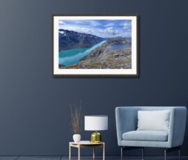 Fine Art Print - View Besseggen II . Visit the gallery to the norwegian photographer Eva Virkesdal Eidsheim.